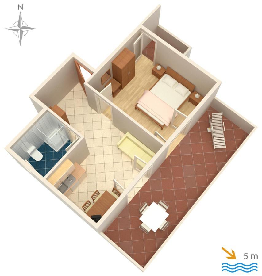 Apartments By The Sea Mandre, Pag - 4093 科兰 外观 照片